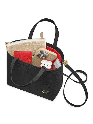 MAISON de SABRÉ Women's Leather Soft Tote Bag - Rouge Noir | Thumbnail 7 MAISON de SABRÉ Women's Leather Soft Tote Bag - Rouge Noir | Thumbnail 7
