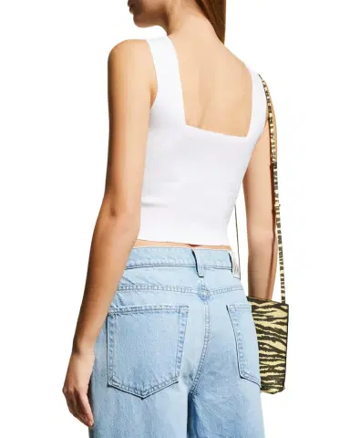 A.L.C. Jordana Seamed Cropped Tank Top | Thumbnail 3 A.L.C. Jordana Seamed Cropped Tank Top | Thumbnail 3