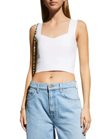 A.L.C. Jordana Seamed Cropped Tank Top | Thumbnail 4 A.L.C. Jordana Seamed Cropped Tank Top | Thumbnail 4