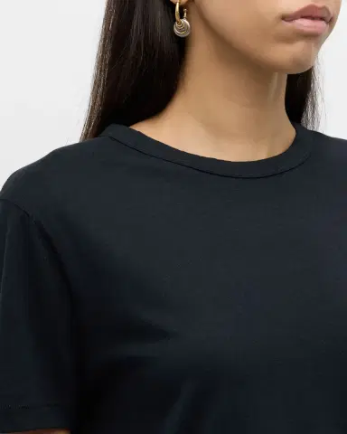 Majestic Filatures Lyocell Cotton Semi-Relaxed Short-Sleeve Crewneck tee | Thumbnail 5 Majestic Filatures Lyocell Cotton Semi-Relaxed Short-Sleeve Crewneck tee | Thumbnail 5