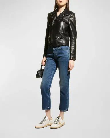 Golden Goose Ball Star Mixed Leather Low-Top Sneakers | Thumbnail 3 Golden Goose Ball Star Mixed Leather Low-Top Sneakers | Thumbnail 3