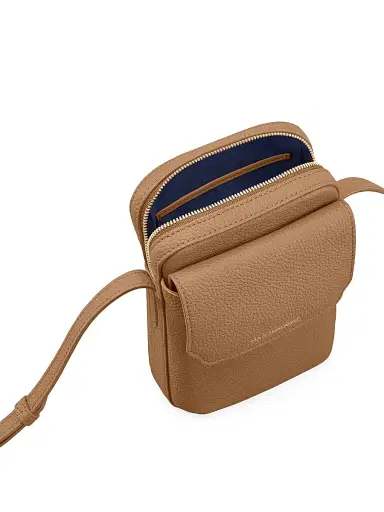 MAISON de SABRÉ Leather Zip Phone Pouch - Sandstone Brown | Thumbnail 7 MAISON de SABRÉ Leather Zip Phone Pouch - Sandstone Brown | Thumbnail 7