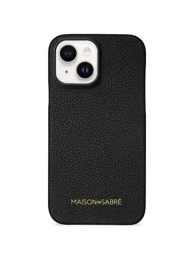MAISON de SABRÉ Women's Leather Phone Case (iPhone 15) - Black Caviar | Thumbnail 1 MAISON de SABRÉ Women's Leather Phone Case (iPhone 15) - Black Caviar | Thumbnail 1