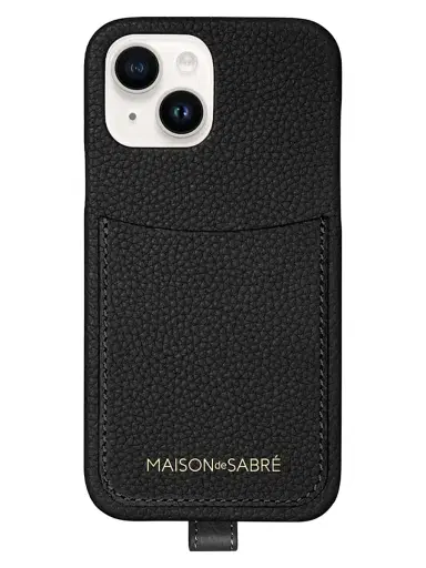 MAISON de SABRÉ Women's Sling Phone Case (iPhone 15) - Black Caviar | Thumbnail 2 MAISON de SABRÉ Women's Sling Phone Case (iPhone 15) - Black Caviar | Thumbnail 2