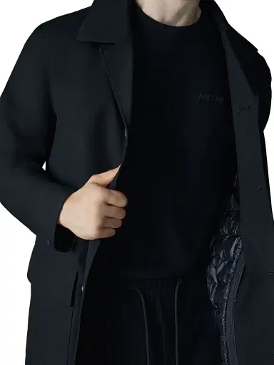 Mackage Men's Mathias 3-In-1 Balmacaan Coat - Black | Thumbnail 5 Mackage Men's Mathias 3-In-1 Balmacaan Coat - Black | Thumbnail 5