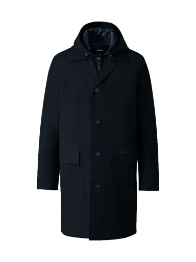 Mackage Men's Mathias 3-In-1 Balmacaan Coat - Black | Thumbnail 1 Mackage Men's Mathias 3-In-1 Balmacaan Coat - Black | Thumbnail 1