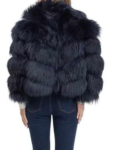 Gorski Women's Select Lamb Jacket - Navy - Size Medium | Thumbnail 5 Gorski Women's Select Lamb Jacket - Navy - Size Medium | Thumbnail 5