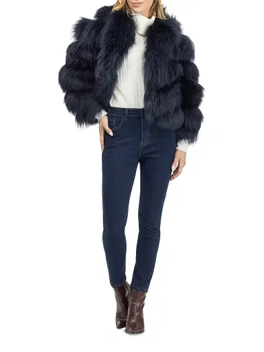 Gorski Women's Select Lamb Jacket - Navy - Size Medium | Thumbnail 6 Gorski Women's Select Lamb Jacket - Navy - Size Medium | Thumbnail 6
