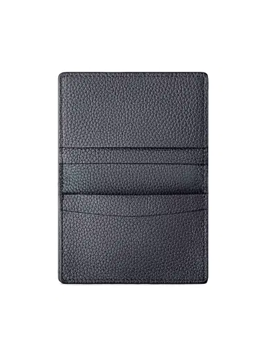 MAISON de SABRÉ Women's Leather Card Case - Graphite Grey | Thumbnail 4 MAISON de SABRÉ Women's Leather Card Case - Graphite Grey | Thumbnail 4
