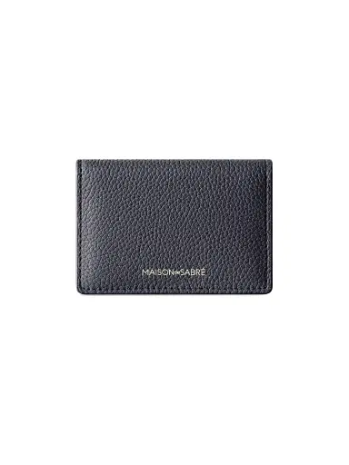 MAISON de SABRÉ Women's Leather Card Case - Graphite Grey | Thumbnail 1 MAISON de SABRÉ Women's Leather Card Case - Graphite Grey | Thumbnail 1