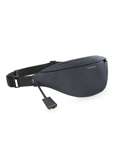 MAISON de SABRÉ Leather Sling Bag - Graphite Grey | Thumbnail 4 MAISON de SABRÉ Leather Sling Bag - Graphite Grey | Thumbnail 4