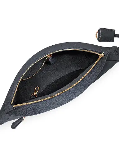 MAISON de SABRÉ Leather Sling Bag - Graphite Grey | Thumbnail 5 MAISON de SABRÉ Leather Sling Bag - Graphite Grey | Thumbnail 5