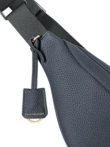 MAISON de SABRÉ Leather Sling Bag - Graphite Grey | Thumbnail 7 MAISON de SABRÉ Leather Sling Bag - Graphite Grey | Thumbnail 7