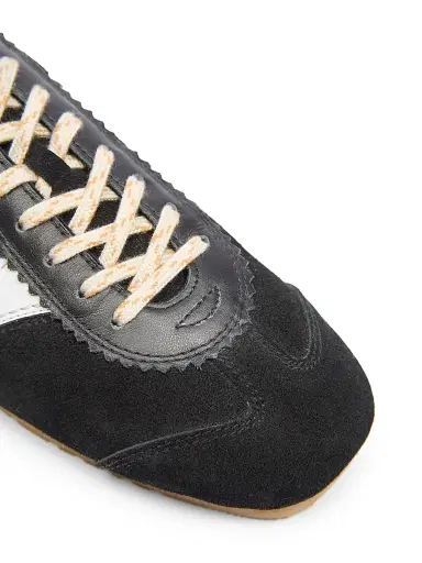 Dries Van Noten Women's Suede & Leather Low-Top Sneakers | Thumbnail 5 Dries Van Noten Women's Suede & Leather Low-Top Sneakers | Thumbnail 5