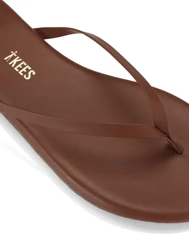 TKEES Women's Foundations Matte Leather Flip Flops - Heat Wave - Size 11 | Thumbnail 6 TKEES Women's Foundations Matte Leather Flip Flops - Heat Wave - Size 11 | Thumbnail 6