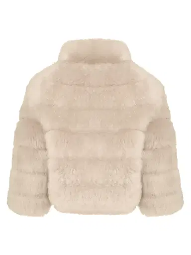 Gorski Women's Merinillo Shearling Lamb Bolero - Cream - Size Large | Thumbnail 2 Gorski Women's Merinillo Shearling Lamb Bolero - Cream - Size Large | Thumbnail 2