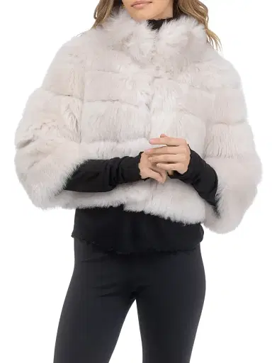 Gorski Women's Merinillo Shearling Lamb Bolero - Cream - Size Large | Thumbnail 3 Gorski Women's Merinillo Shearling Lamb Bolero - Cream - Size Large | Thumbnail 3
