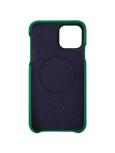 MAISON de SABRÉ Women's Leather Phone Case (iPhone 15) - Emerald Green | Thumbnail 2 MAISON de SABRÉ Women's Leather Phone Case (iPhone 15) - Emerald Green | Thumbnail 2