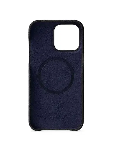 MAISON de SABRÉ Leather Phone Case iPhone 15 Pro - Black Caviar | Thumbnail 2 MAISON de SABRÉ Leather Phone Case iPhone 15 Pro - Black Caviar | Thumbnail 2