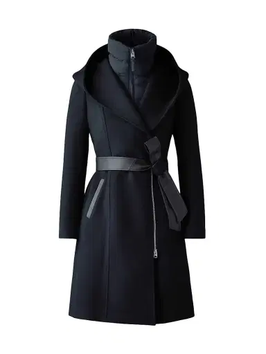 Mackage Women's Shia 2-In-1 Double-Face Wool Coat - Black - Size XS | Thumbnail 1 Mackage Women's Shia 2-In-1 Double-Face Wool Coat - Black - Size XS | Thumbnail 1