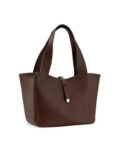 GiGi New York Women's Mercer Pebbled Leather Tote Bag - Brown | Thumbnail 4 GiGi New York Women's Mercer Pebbled Leather Tote Bag - Brown | Thumbnail 4