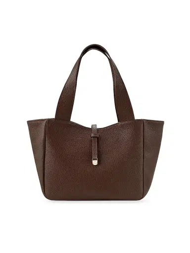 GiGi New York Women's Mercer Pebbled Leather Tote Bag - Brown | Thumbnail 1 GiGi New York Women's Mercer Pebbled Leather Tote Bag - Brown | Thumbnail 1