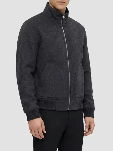 Gorski Men's Reversible Select Cashmere and Wool Jacket - Gray Black - Size XXL | Thumbnail 4 Gorski Men's Reversible Select Cashmere and Wool Jacket - Gray Black - Size XXL | Thumbnail 4