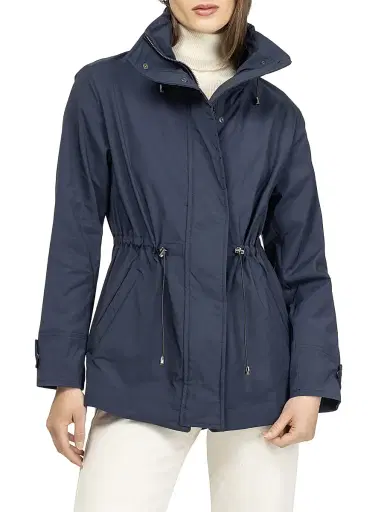 Gorski Women's Lightweight Jacket with Concealed Hood | Thumbnail 2 Gorski Women's Lightweight Jacket with Concealed Hood | Thumbnail 2