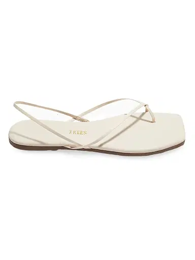 TKEES Women's Millie Leather Sandals - Cream - Size 11 | Thumbnail 1 TKEES Women's Millie Leather Sandals - Cream - Size 11 | Thumbnail 1