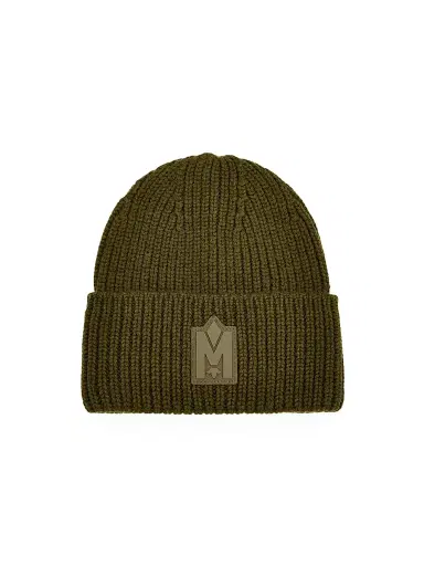 Mackage Men's Jude Wool-Blend Beanie - Olive | Thumbnail 1 Mackage Men's Jude Wool-Blend Beanie - Olive | Thumbnail 1