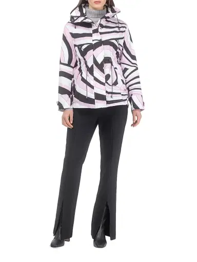Gorski Women's Lightweight Jacket with Concealed Hood - Pink Swirl | Thumbnail 6 Gorski Women's Lightweight Jacket with Concealed Hood - Pink Swirl | Thumbnail 6