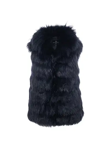 Gorski Women's Select Lamb Vest - Navy | Thumbnail 1 Gorski Women's Select Lamb Vest - Navy | Thumbnail 1