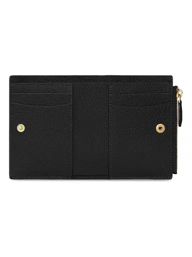 MAISON de SABRÉ Women's Leather Bifold Wallet - Black Caviar | Thumbnail 2 MAISON de SABRÉ Women's Leather Bifold Wallet - Black Caviar | Thumbnail 2