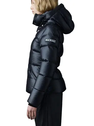Mackage Women's Madalyn Down Quilted Puffer Jacket - Black - Size XXS | Thumbnail 4 Mackage Women's Madalyn Down Quilted Puffer Jacket - Black - Size XXS | Thumbnail 4