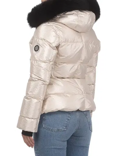 Gorski Women's Apres Ski Jacket - Gold | Thumbnail 4 Gorski Women's Apres Ski Jacket - Gold | Thumbnail 4