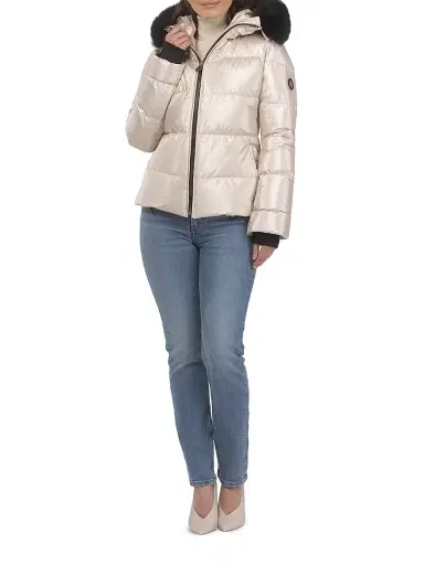 Gorski Women's Apres Ski Jacket - Gold | Thumbnail 5 Gorski Women's Apres Ski Jacket - Gold | Thumbnail 5