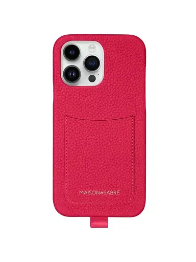 MAISON de SABRÉ Sling Phone Case (iPhone 15 Pro) - Shibuya Fuchsia | Thumbnail 2 MAISON de SABRÉ Sling Phone Case (iPhone 15 Pro) - Shibuya Fuchsia | Thumbnail 2