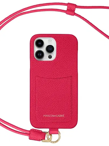 MAISON de SABRÉ Sling Phone Case (iPhone 15 Pro) - Shibuya Fuchsia | Thumbnail 4 MAISON de SABRÉ Sling Phone Case (iPhone 15 Pro) - Shibuya Fuchsia | Thumbnail 4