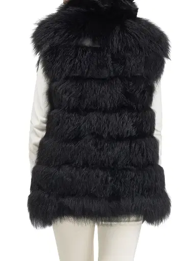 Gorski Women's Select Lamb Vest - Black - Size Large | Thumbnail 4 Gorski Women's Select Lamb Vest - Black - Size Large | Thumbnail 4