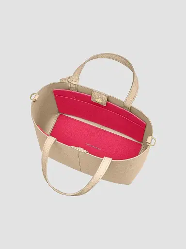 MAISON de SABRÉ Women's Leather Soft Tote Bag - Saharan Fuchsia | Thumbnail 3 MAISON de SABRÉ Women's Leather Soft Tote Bag - Saharan Fuchsia | Thumbnail 3