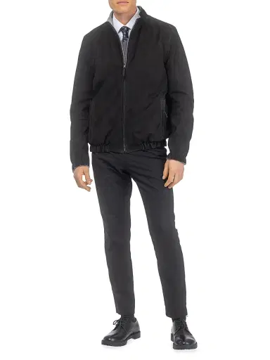 Gorski Men's Nubuck Reversible Jacket - Black - Size XL | Thumbnail 3 Gorski Men's Nubuck Reversible Jacket - Black - Size XL | Thumbnail 3