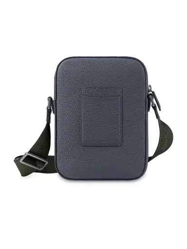 MAISON de SABRÉ Leather Messenger Bag - Graphite Grey | Thumbnail 5 MAISON de SABRÉ Leather Messenger Bag - Graphite Grey | Thumbnail 5