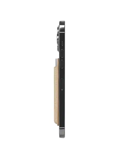 Maison de Sabre Leather MagSafe Wallet - Saharan | Thumbnail 3 Maison de Sabre Leather MagSafe Wallet - Saharan | Thumbnail 3