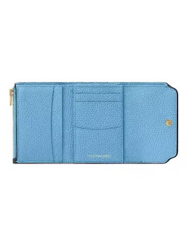 MAISON de SABRÉ Women's Leather Trifold Wallet - Graphite Sky | Thumbnail 3 MAISON de SABRÉ Women's Leather Trifold Wallet - Graphite Sky | Thumbnail 3