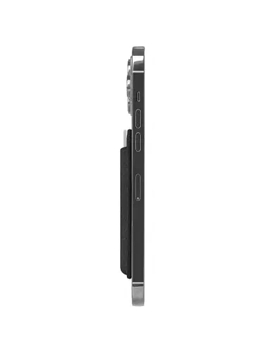 MAISON de SABRÉ Leather MagSafe Wallet - Black Caviar | Thumbnail 3 MAISON de SABRÉ Leather MagSafe Wallet - Black Caviar | Thumbnail 3