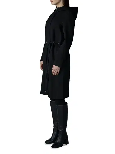 Mackage Women's Blithe Wool Coat - Black - Size XL | Thumbnail 3 Mackage Women's Blithe Wool Coat - Black - Size XL | Thumbnail 3