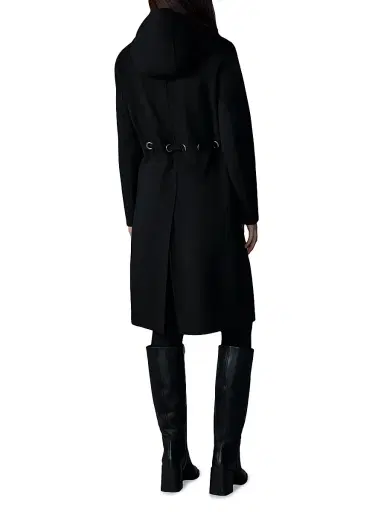 Mackage Women's Blithe Wool Coat - Black - Size XL | Thumbnail 4 Mackage Women's Blithe Wool Coat - Black - Size XL | Thumbnail 4