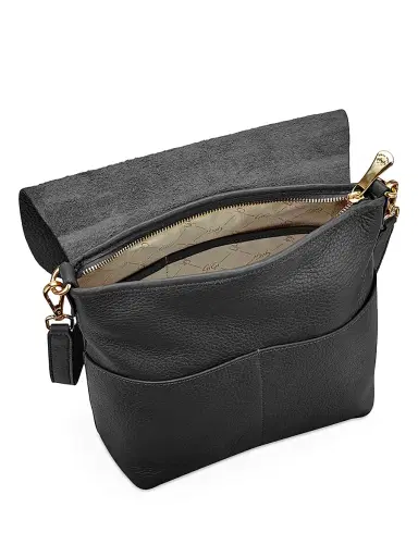 GiGi New York Women's Andie Leather Crossbody Bag - Black | Thumbnail 2 GiGi New York Women's Andie Leather Crossbody Bag - Black | Thumbnail 2