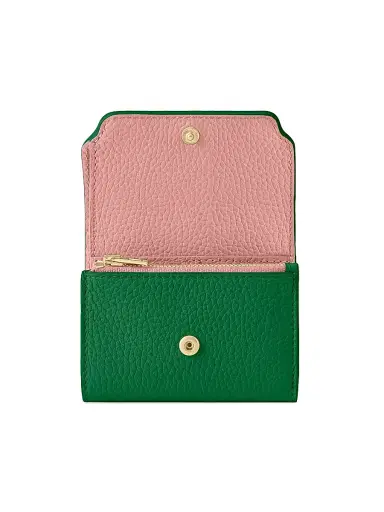 MAISON de SABRÉ Women's Leather Trifold Wallet - Emerald Lily | Thumbnail 2 MAISON de SABRÉ Women's Leather Trifold Wallet - Emerald Lily | Thumbnail 2