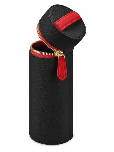 MAISON de SABRÉ Women's Leather Brush Case - Rouge Noir | Thumbnail 4 MAISON de SABRÉ Women's Leather Brush Case - Rouge Noir | Thumbnail 4